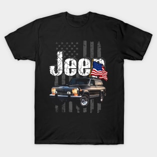 SJ-series Jeep Cherokee Jeepcar JEEP Flag T-Shirt